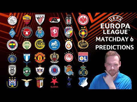 My Europa League Matchday 6 Predictions