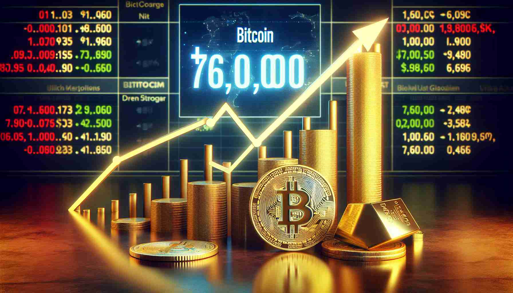 Bitcoin Hits $70K as Gold Prices Plummet 