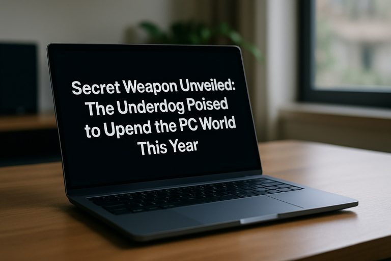 Arma Secreta Revelada: El Underdog Listo para Revolucionar el Mundo del PC Este Año